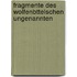 Fragmente Des Wolfenbttelschen Ungenannten