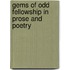 Gems Of Odd Fellowship In Prose And Poetry