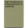 High-Temperature Measurements Of Materials door Onbekend