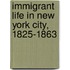 Immigrant Life In New York City, 1825-1863