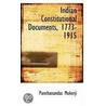 Indian Constitutional Documents, 1773-1915 door Panchanandas Mukherji