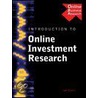 Introduction To Online Investment Research door Thomas B. Davis