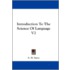 Introduction to the Science of Language V2