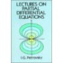 Lectures On Partial Differential Equations