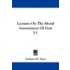 Lectures on the Moral Government of God V1
