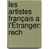Les Artistes Français A L'Étranger: Rech