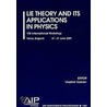 Lie Theory And Its Applications In Physics door Onbekend