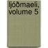 Ljóðmaeli, Volume 5