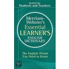 M-W Essential Learner's English Dictionary door Merriam Webster