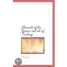 Manuals Of The Science And Art Of Teaching door Manuals