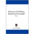 Memoirs of William Beckford of Fonthill V1