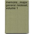 Memoirs...Major General Riedesel, Volume 1