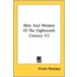 Men and Women of the Eighteenth Century V2