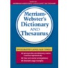 Merriam Webster's Dictionary And Thesaurus door Onbekend