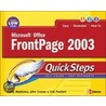 Microsoft Office FrontPage 2003 Quicksteps door Matthews Martin