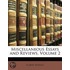 Miscellaneous Essays And Reviews, Volume 2