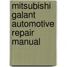 Mitsubishi Galant Automotive Repair Manual door John Harold Haynes