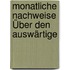 Monatliche Nachweise Über Den Auswärtige