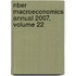 Nber Macroeconomics Annual 2007, Volume 22