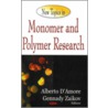 New Topics In Monomer And Polymer Research door Onbekend