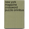 New York Magazine Crossword Puzzle Omnibus by Maura Jacobson
