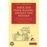 Paper and Paper Making, Ancient and Modern door Richard Herring