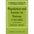 Population and Society in Norway 1735 1865