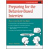 Preparing for the Behavior-Based Interview by Terry Fitzwater