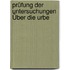 Prüfung Der Untersuchungen Über Die Urbe