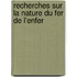 Recherches Sur La Nature Du Fer de L'Enfer