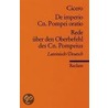 Rede über den Oberbefehl des Cn. Pompeius door Marcus Tullius Cicero