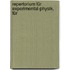 Repertorium Für Experimental-Physik, Für