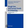 Rough Sets And Current Trends In Computing door Onbekend