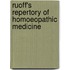 Ruoff's Repertory Of Homoeopathic Medicine