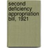 Second Deficiency Appropriation Bill, 1921