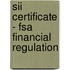 Sii Certificate - Fsa Financial Regulation