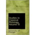 Studies In Classical Philology, Volume Iii