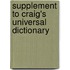 Supplement To Craig's Universal Dictionary