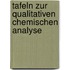 Tafeln Zur Qualitativen Chemischen Analyse