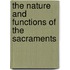 The Nature And Functions Of The Sacraments
