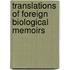 Translations of Foreign Biological Memoirs