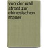 Von der Wall Street zur Chinesischen Mauer