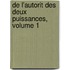 de L'Autorit Des Deux Puissances, Volume 1