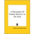 A Discussion Of Doubts Relative To The Soul