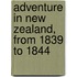 Adventure In New Zealand, From 1839 To 1844