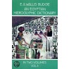 An Egyptian Hieroglyphic Dictionary, Vol. 2 by Sir E.A. Wallis Budge