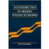 An Introduction to Modern Welfare Economics