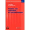 Analysis And Simulation Of Contact Problems by P. Wriggers