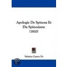 Apologie De Spinosa Et Du Spinosisme (1810) door Sabatier Castres De