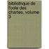 Bibliothque de L'Cole Des Chartes, Volume 3